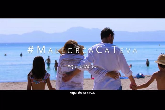 Captura del tercer video de la Fundación Mallorca Turismo para la campaña #SeeYouSoonMallorca.