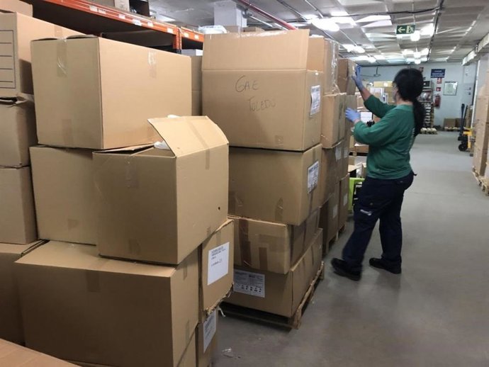 Material sanitario para centros sanitarios.