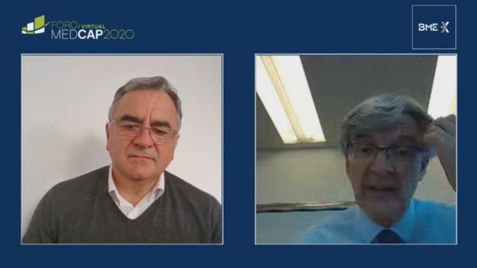 CEO de BME, Javier Hernani, y presidente de Deloitte, Fernando Ruíz