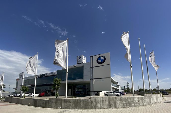 Imagen de un concesionario de BMW en Madrid. 