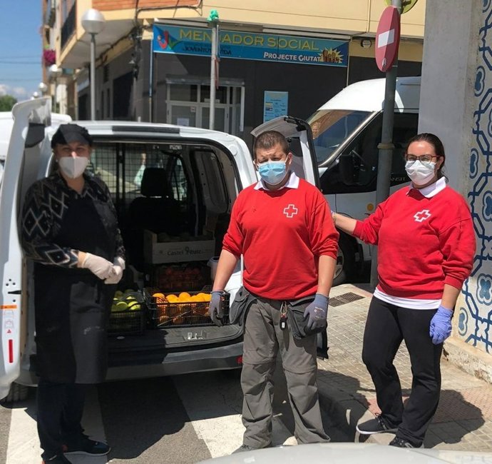 Coronavirus.- Los mercados de Tarragona reparten 1.000 kilos de alimentos a enti