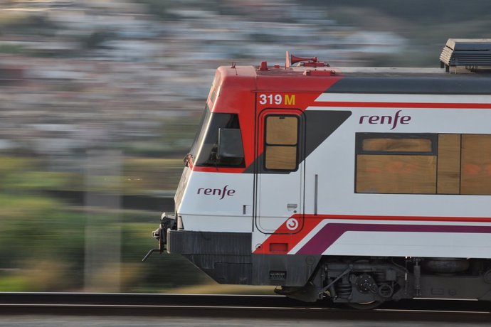 Tren de Cercanías de Renfe.