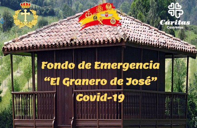 Cartel fondo de emergencia 'El Granero de José' del Arzobispado Castrense