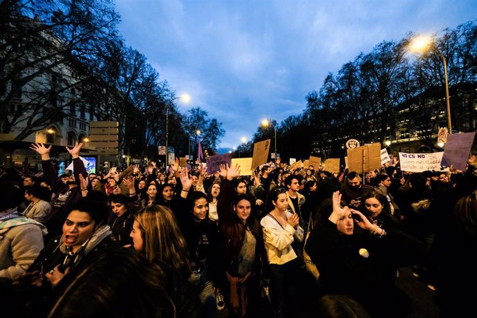 Manifestació del 8-M (Dia Internacional de la Dona), Madrid (Espanya), 8 de mar del 2020