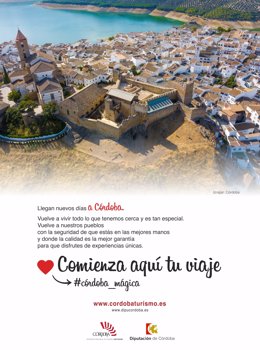 Cartel de la campaña 'Comienza aquí tu viaje... Córdoba mágica'