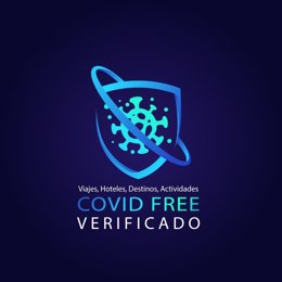 Logotipo del Certificado COVID Free para el turismo.