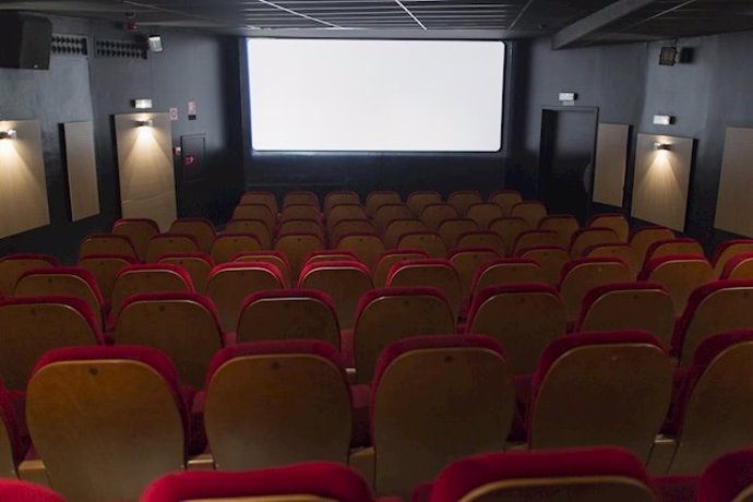 Imagen de una sala de cine vacía