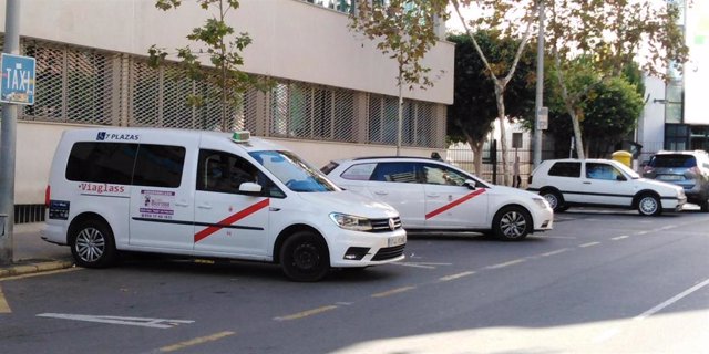 Taxis de Almería, en una imagen de archivo