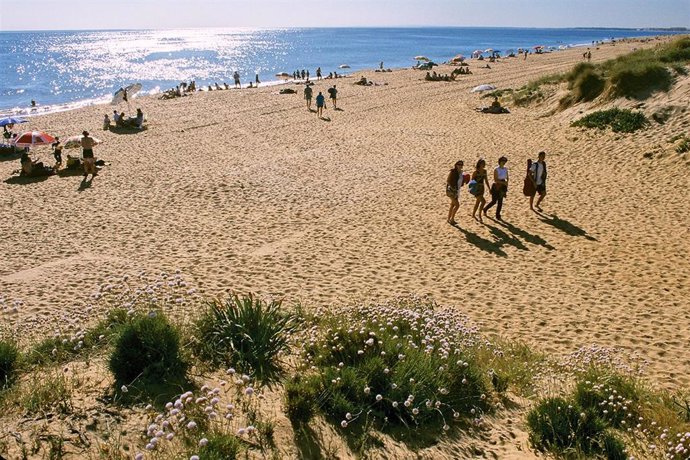 Una playa de la provincia de Huelva