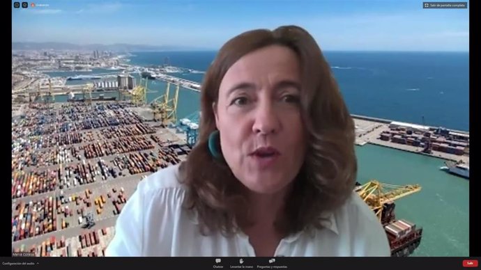 La presidenta del Puerto de Barcelona, Merc Conesa.