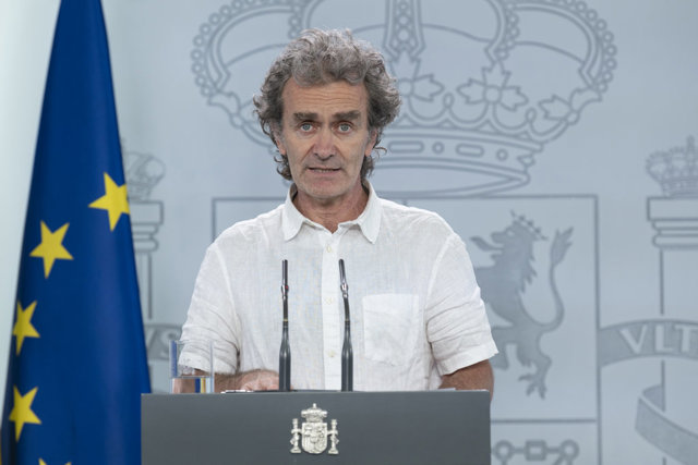 Fernando Simón en la rueda de prensa