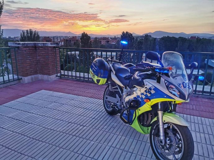 Vehículo de la Policía Municipal.