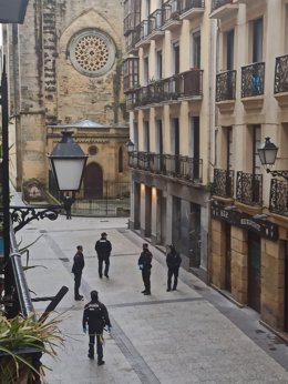 Policía municipal de San Sebastián.