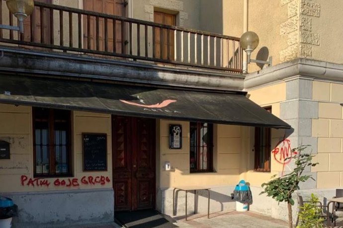 Imagen de uno de los batzokis atacados