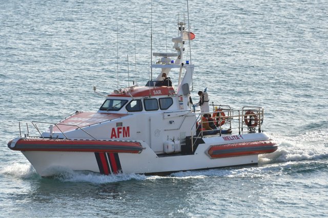 Una patrullera de las Fuerzas Armadas de Malta