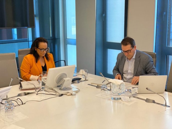 La diputada de Movilidad, Rafaela Romero, comparece en las Juntas Generales de Gipuzkoa