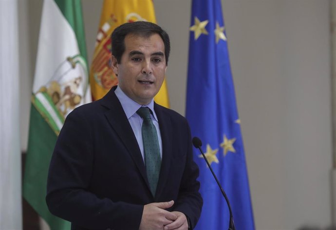 El portavoz del grupo parlamentario PP-A, José Antonio Nieto