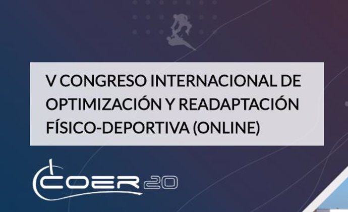 Cartel del V Congreso Internacional de Optimización y Readaptación Físico-Deportiva 