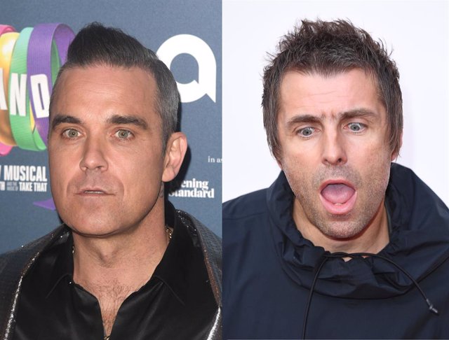 Robbie Williams y Liam Gallagher