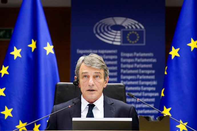 El presidente del Parlamento Europeo, David Sassoli