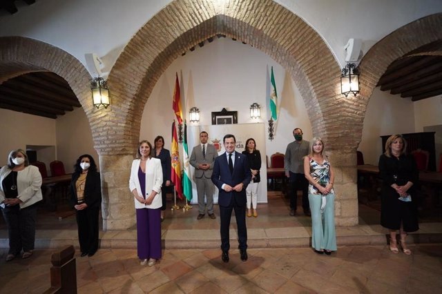 Visita del presidente de la Junta, Juanma Moreno, en Ronda