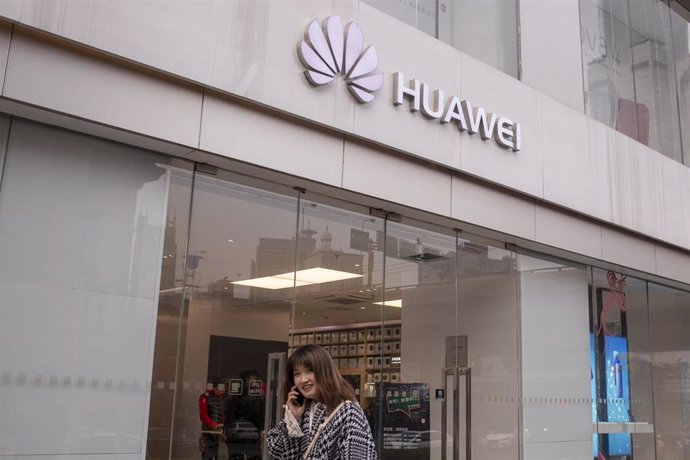 Imagen de archivo de una tienda de Huawei. 