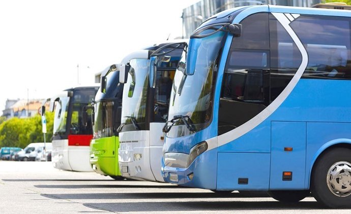 Autobuses parados