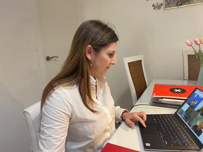 La presidenta de la Diputación de Cádiz, Irene García, en la comisión de coordinación