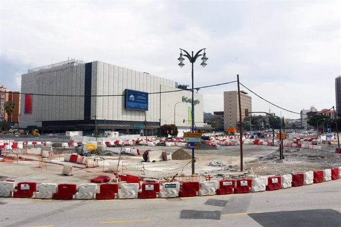 Las obras del Metro de la capital. Málaga a 30 de marzo del 2020