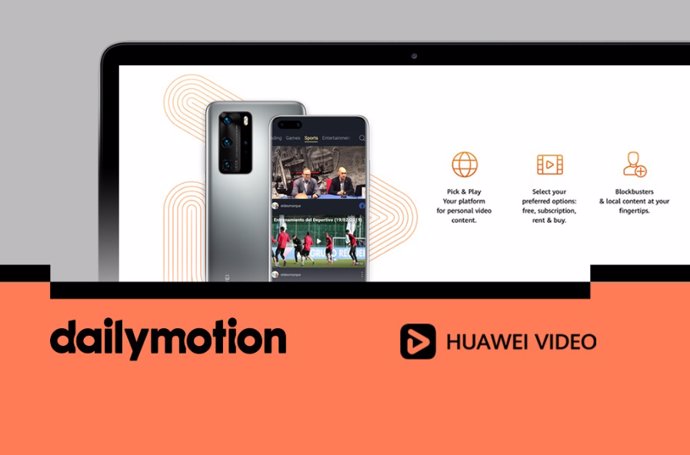 Huawei se alía con Dailymotion para la provisión de contenidos de vídeo 