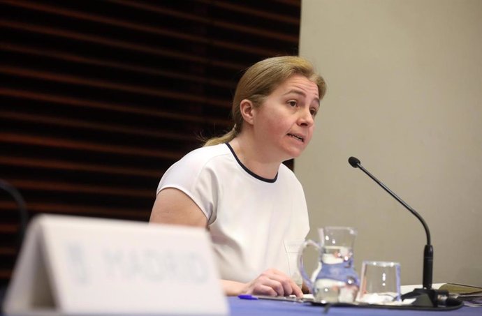 Inmaculada Sanz, portavoz municipal del Ayuntamiento de Madrid