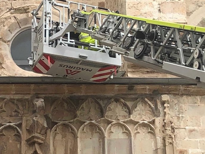 Desperfectos en la Colegiata de Gandia