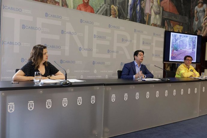 El presidente del Cabildo de Tenerife, Pedro Martín, presenta la campaña contraincendios para este año