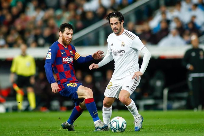 Messi i Isco en l'últim Bara-Madrid