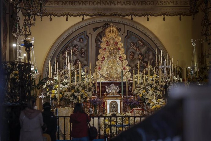 La Virgen del Rocío en la parroquia de La Asunción de Almonte (Huelva)
