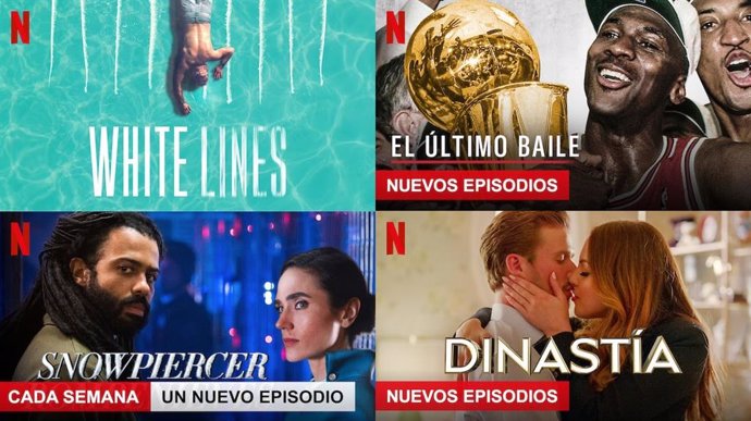 Las 10 series y películas más vistas en Netflix