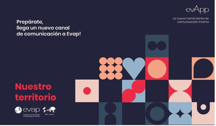 Presentación de la app de EVAP con un diseño que se basa en el terrirorio y en la unión de sus miembros