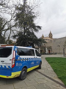 Vehículo de la Policía Municipal.