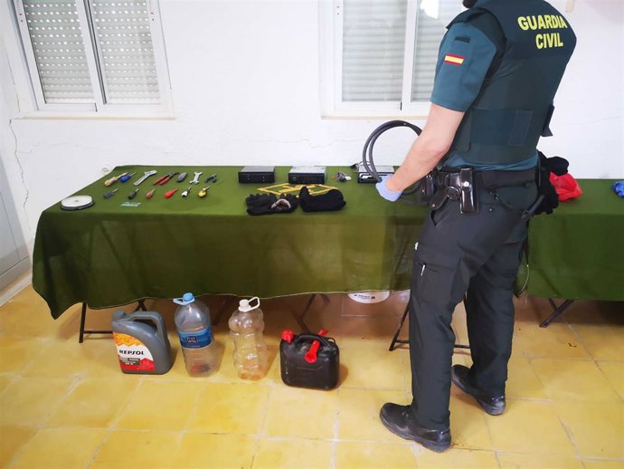Robo de vehículos en Guadahortuna