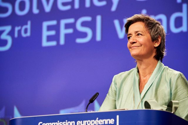 La vicepresidenta de la Comisión Europea y responsable de Competencia, Margrethe Vestager