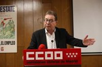 CCOO critica el "raquítico" plan de reactivación de la Comunidad y exige acuerdos en vez de "política sectaria"
