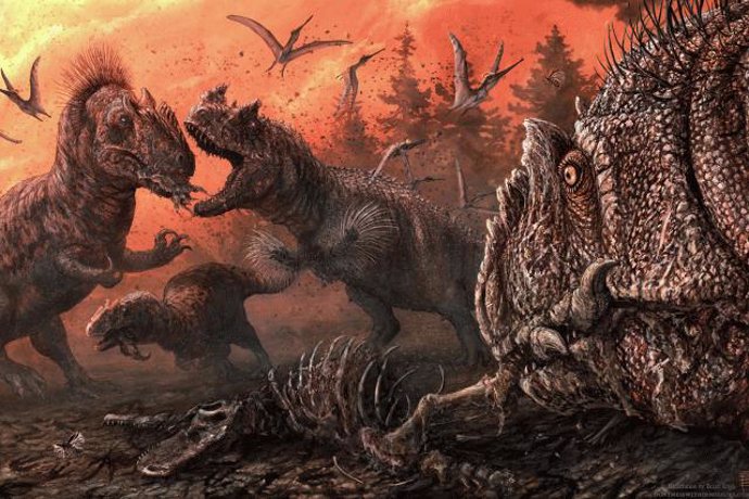 Pruebas de canibalismo entre dinosaurios