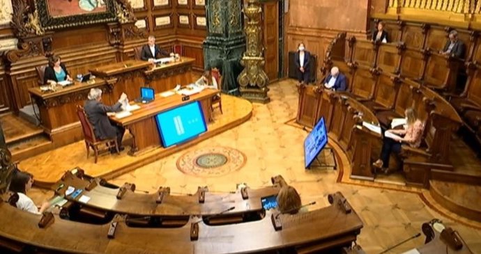 El pleno del Ayuntamiento de Barcelona