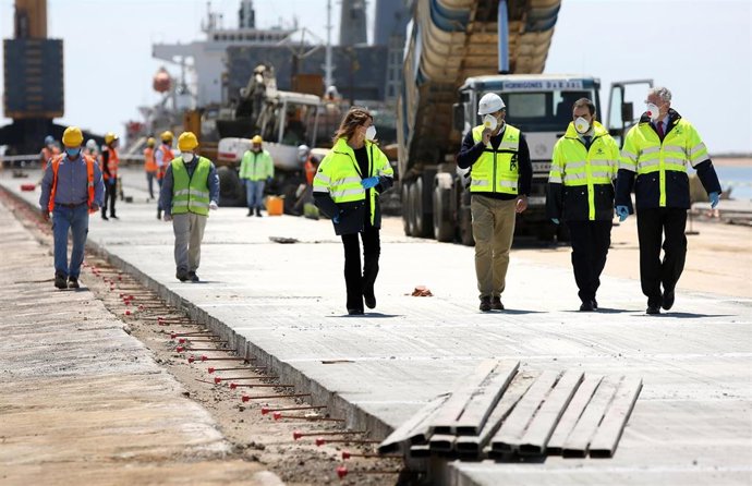 Obras en el Muelle Ingeniero Juan Gonzalo.