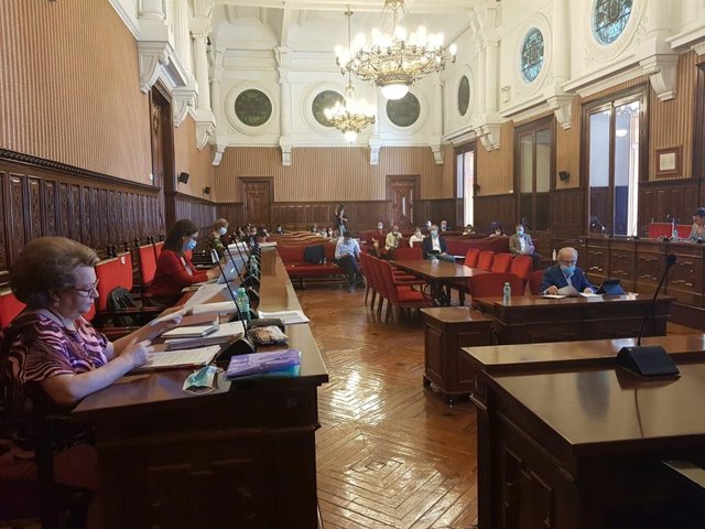 Pleno extraordinario en la Diputación de Jaén.