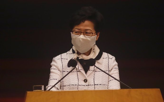China.- La líder de Hong Kong pide a los ciudadanos apoyo a la nueva ley de segu
