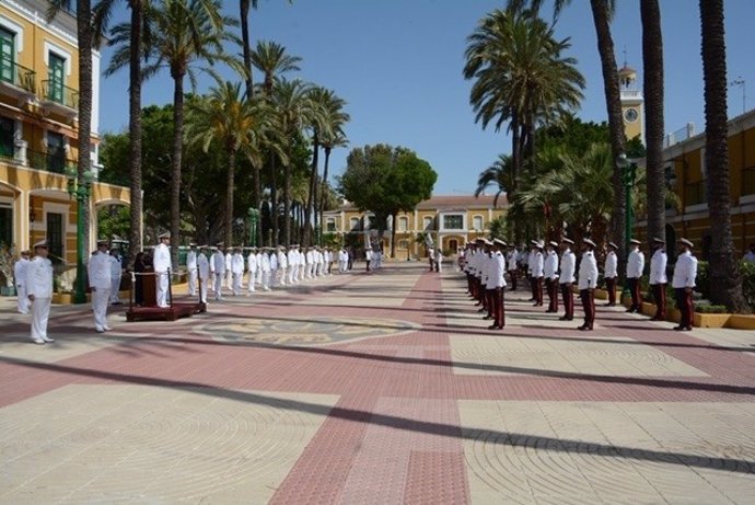 Imagen del acto de homenaje en Cartagena
