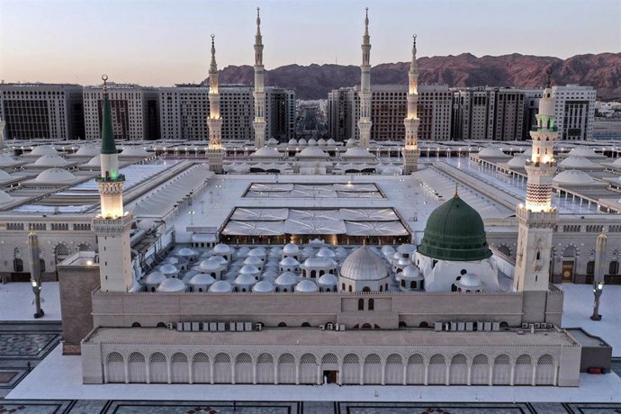 La Mezquita del Profeta, en Medina (Arabia Saudí)