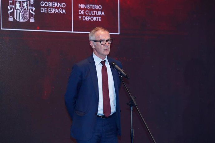 El exministro de Cultura y Deporte, José Guirao, en un acto en 2019