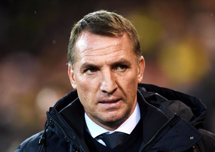 28 February 2020, England, Norwich: Leicester City manager Brendan Rodgers pictured during the English Premier League soccer match between Norwich City FC and Leicester City FC at Carrow Road. Photo: Joe Giddens/PA Wire/dpa